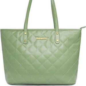 Montana West Quilted Light Green Women's Handbag